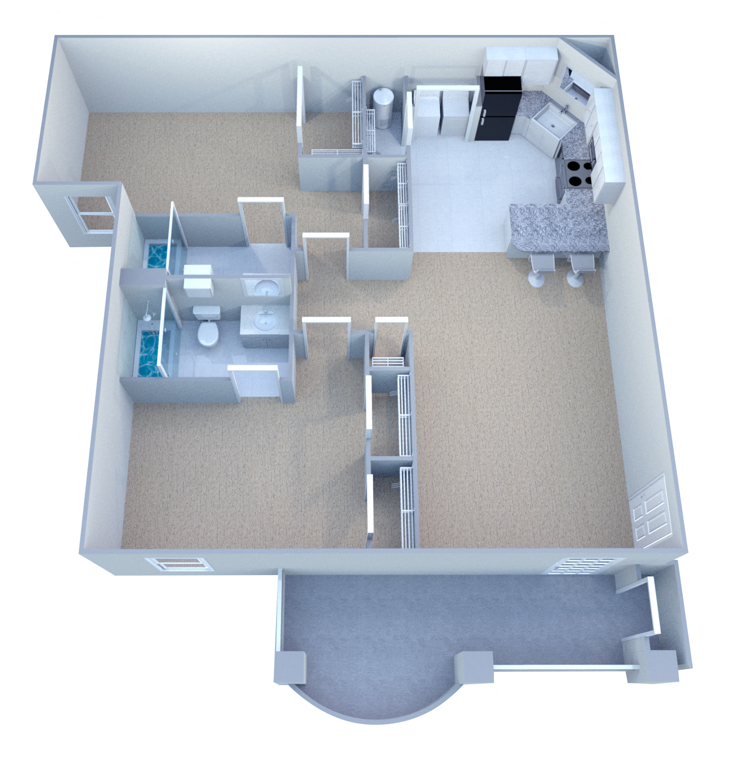 Floor Plans of The Cliffs I in Fayetteville, AR